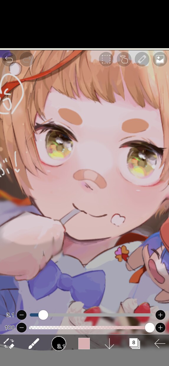かわいいアイコンお描きします キラキラの目を描くのが好きです イメージ4