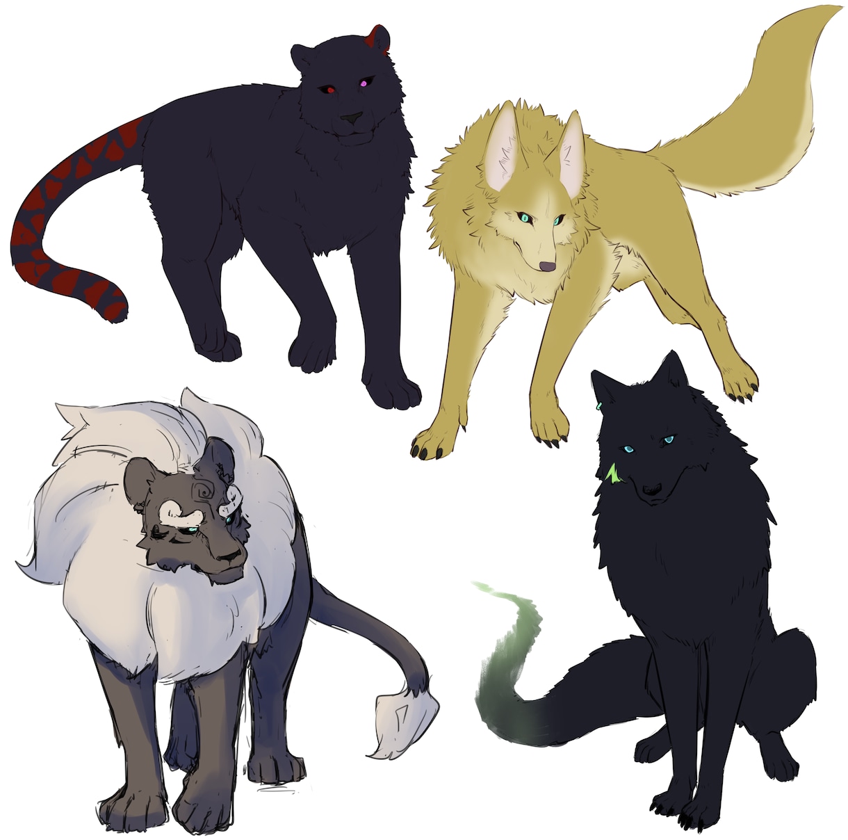 獣人、ケモノ等SNS等のアイコン描きます 可愛い女の子からイカツイ男、獣人や四つ足の獣まで幅広くご提供 イメージ6