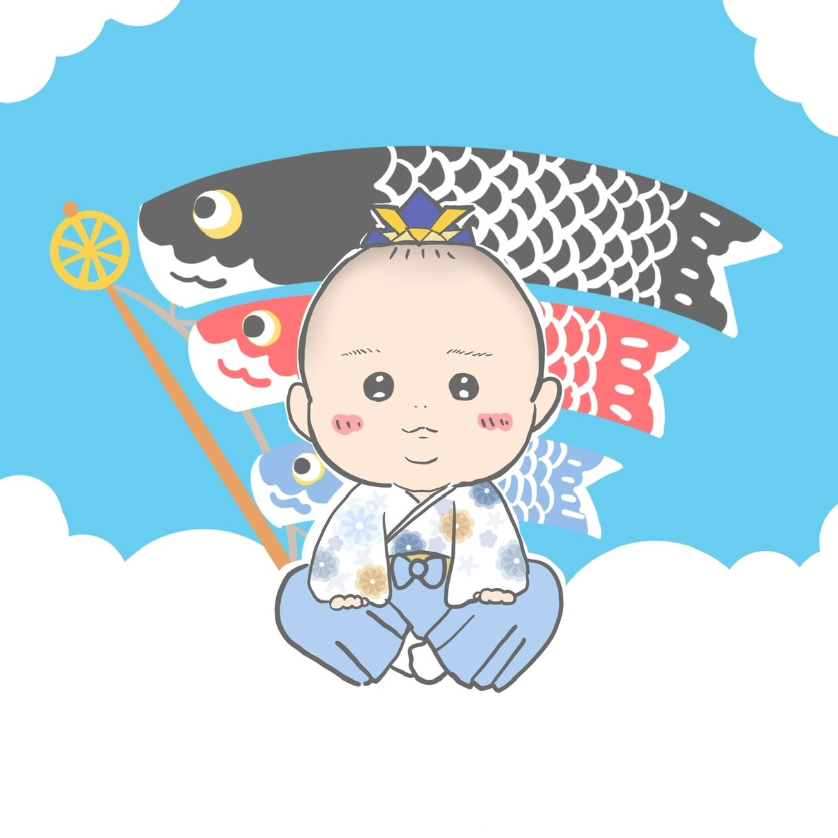 お子様の似顔絵アイコン作成します 可愛いお子様の似顔絵を柔らかいタッチで作成します イメージ2
