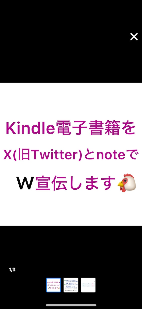 2つの人気SNSでKindleの宣伝をします X(旧Twitter)とnoteでW宣伝・鬼拡散します‼️ イメージ1