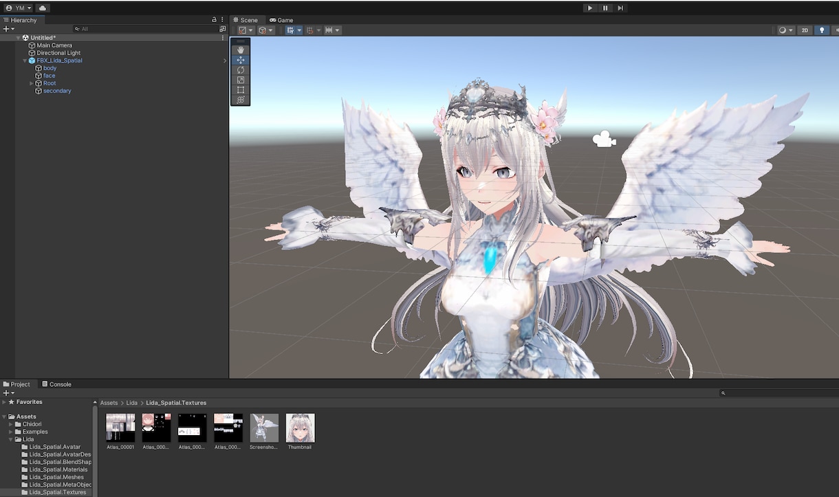VRMデータをSpatialに合わせて最適化します FBX変換、テクスチャ、マテリアル、メッシュの削減も対応 イメージ3