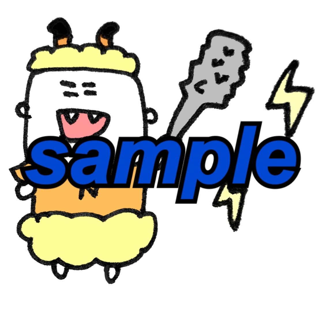 ゆるゆる手描きＰＯＰを丹精込めて描きます 可愛らしいゆるい雰囲気を心がけてます☆ イメージ2