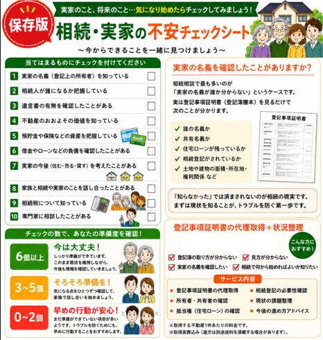 相続・売却前に！謄本を代理取得、内容をご説明します 名義や権利関係を分かりやすく整理します イメージ2