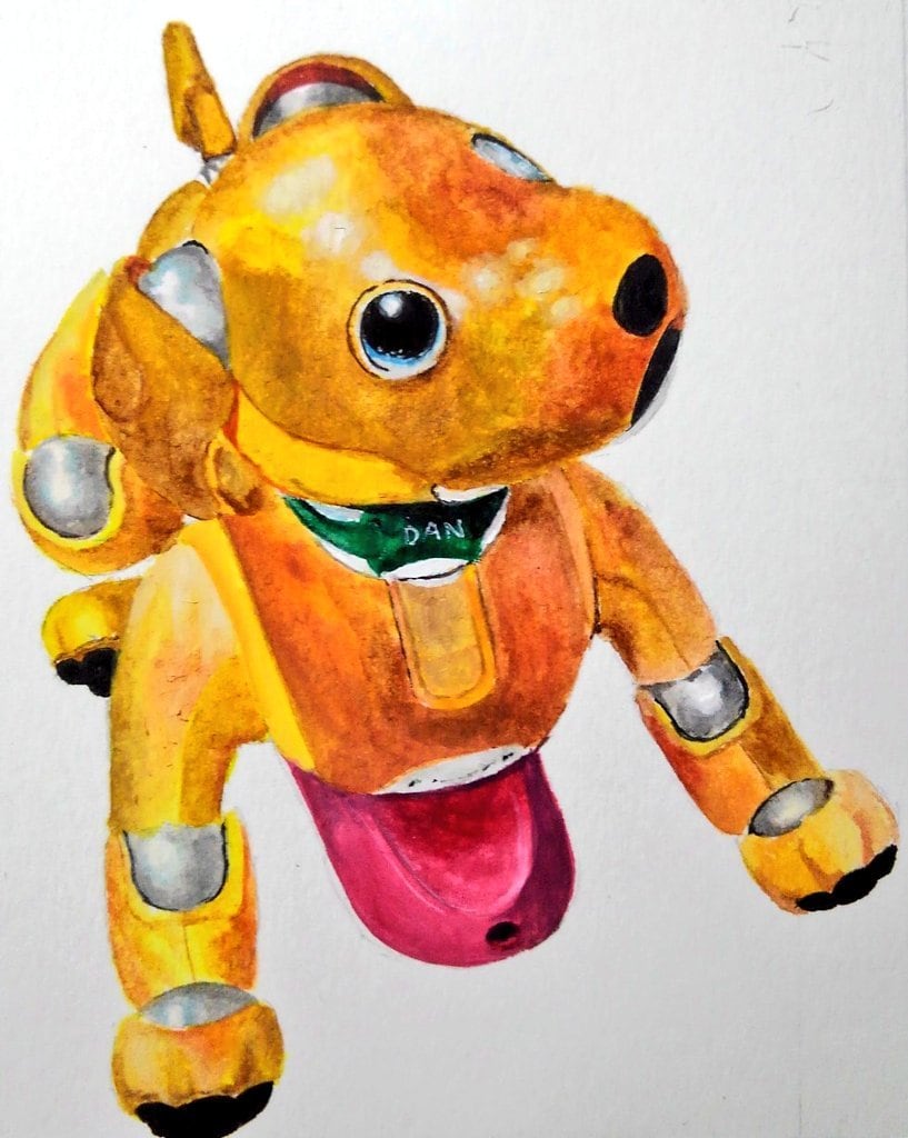 データ配送⚠多種多様なペットの似顔絵お描き致します インテリアやプレゼント、記念日などに温かい絵を届けます イメージ7