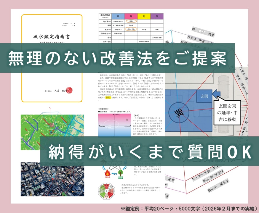 とにかく早く！一級建築士が土地の風水を鑑定します 【地相鑑定】あなたの体質に合った風水を処方します イメージ5