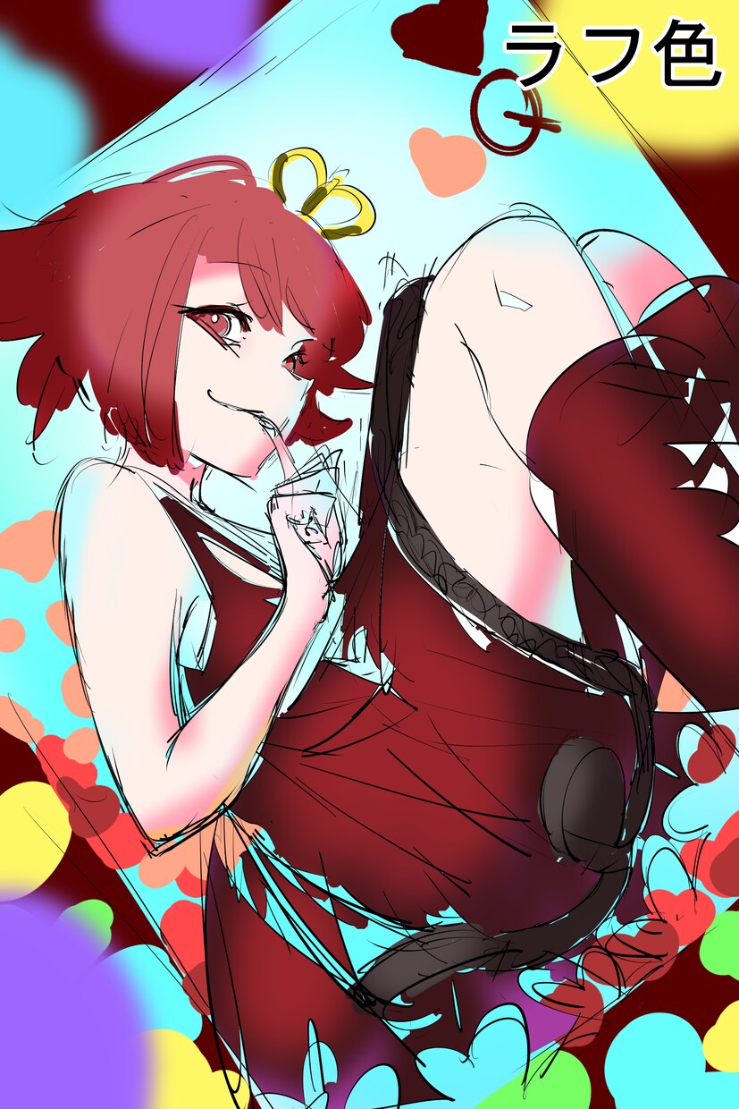 商用利用可能！ご希望のイラストを作成します ラフを線画と色塗りで修正できるのであなたの理想に近づけます！ イメージ9