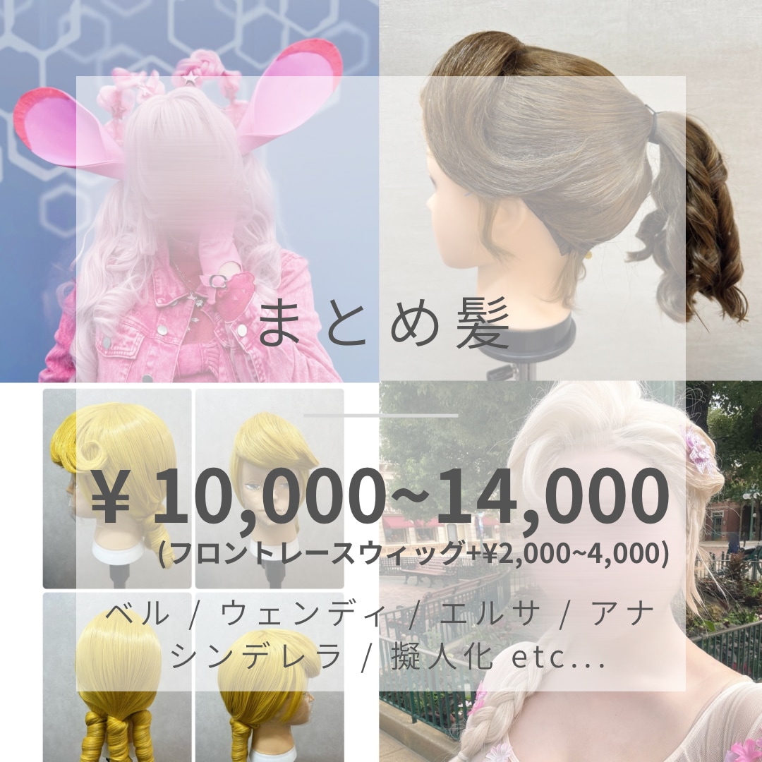 コスプレ オーダー ウィッグ制作致します Dハロ仮装に使用できるウィッグを制作致します。 イメージ4