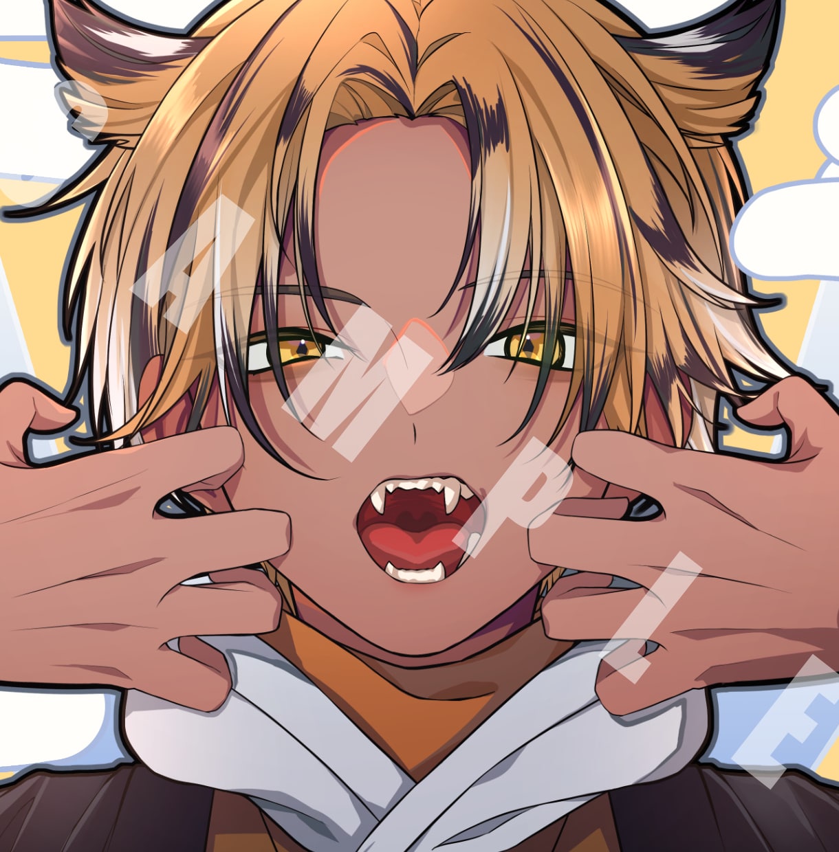 中性的な人物イラスト描きます SNSアイコン･TRPG用立ち絵・動画用イラストなど イメージ9