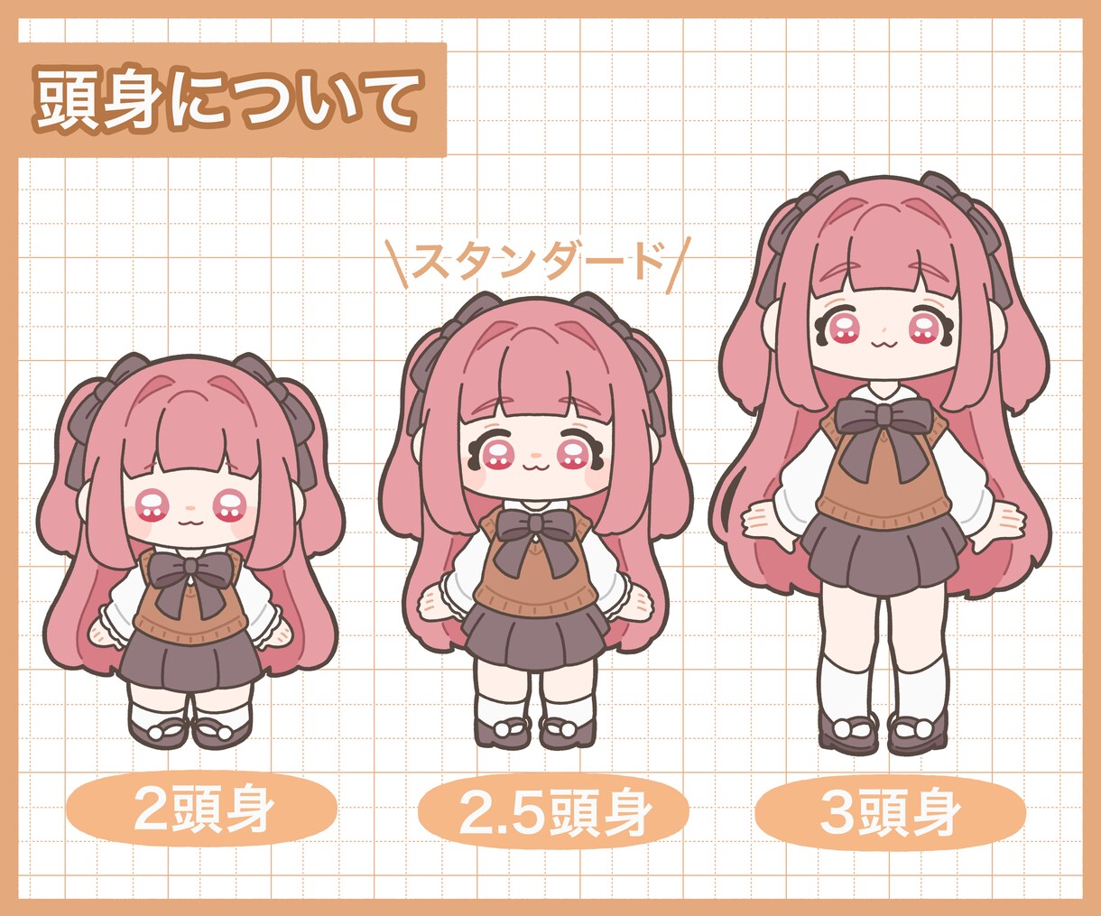 ミニキャラ(SD・デフォルメ)イラスト描きます アイコン・動画・グッズ・スタンプ・バッジなどなど！ イメージ2