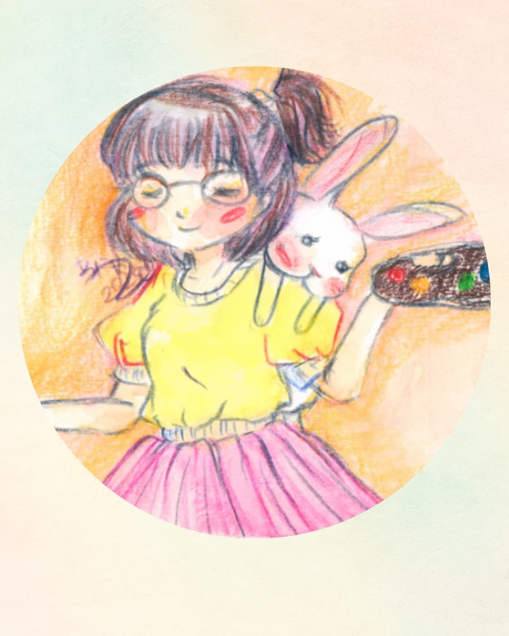 水彩×似顔絵⭐︎手描きで一点もののアイコン描きます “ふわかわ水彩”イラストであなたのだけのSNSアイコン イメージ9