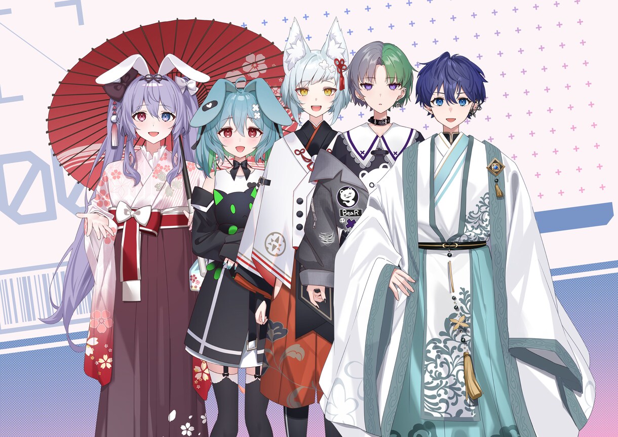キャラデザ/その他イラスト製作承ります キャラデザや立ち絵/一枚絵のイラスト製作を募集してます！ イメージ1