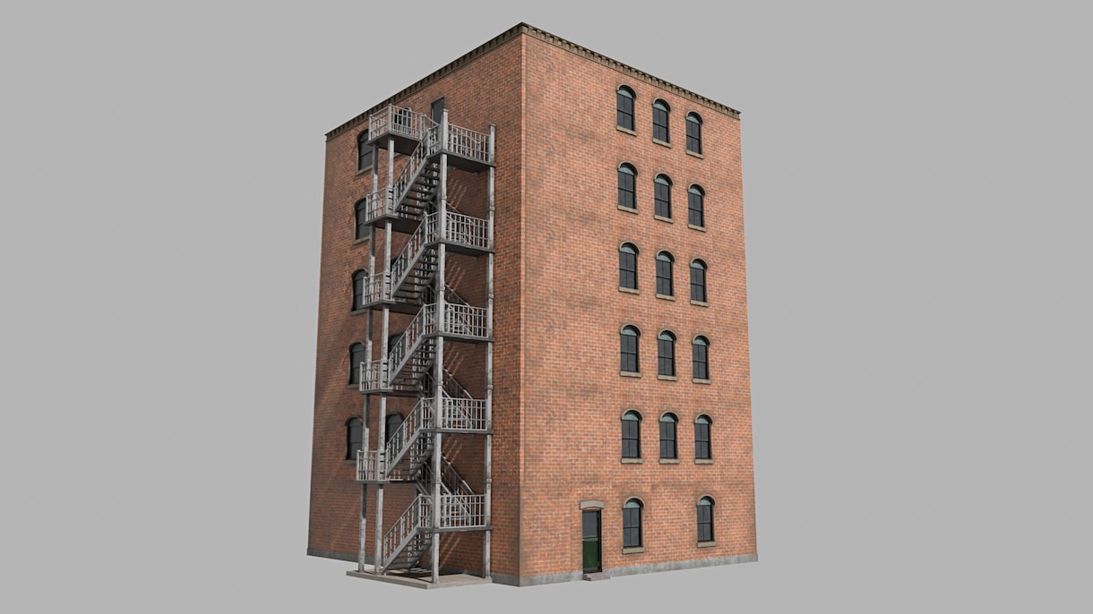 Blenderで背景用小物・建物モデルを制作します 背景制作に適した3Dモデルを、一つひとつ丁寧に制作します イメージ2
