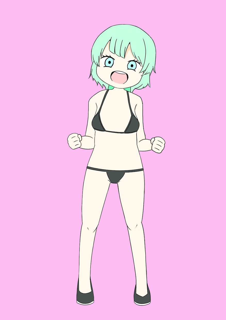 可愛いをお届けします 可愛い女の子、モンスターの自分なりの絵を イメージ3
