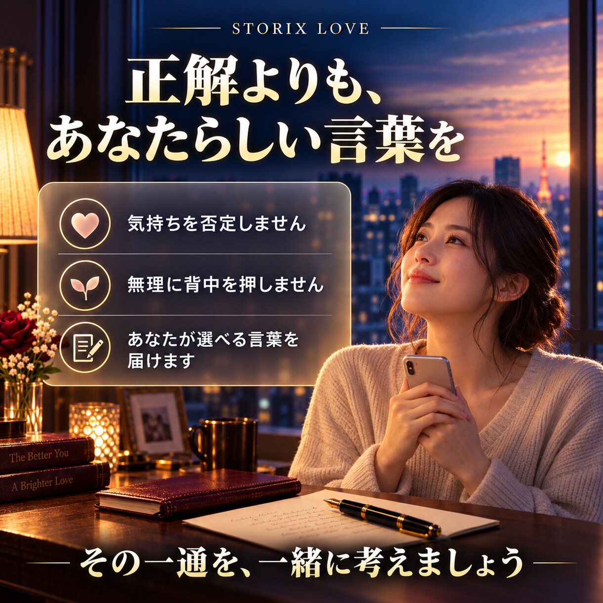 男性目線で恋のLINE返信を一緒に考えます 相手の言葉を読み解き、心に届く返信文を3案お届けします イメージ5
