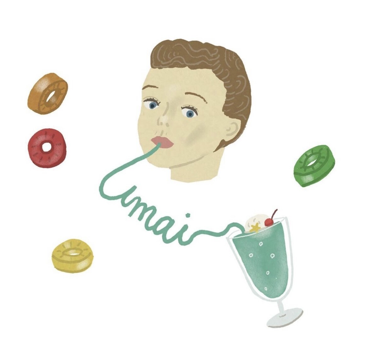 商用利用可！ユーモアのあるレトロ風イラスト描きます 温かみのある挿絵やパッケージ用イラストが必要な方へ イメージ2