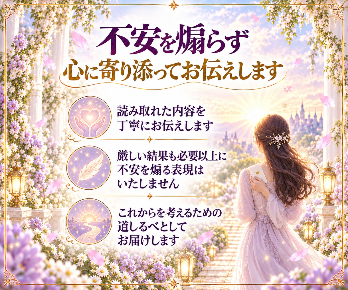 疎遠・音信不通のあの人の気持ちを手紙で届けます 連絡が途絶えた相手の今の本音を占い、手紙形式でお伝えします イメージ10