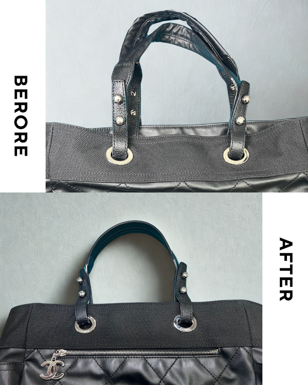 バッグの持ち手やショルダーの交換いたします 持ち手を綺麗に交換いたします！ イメージ1