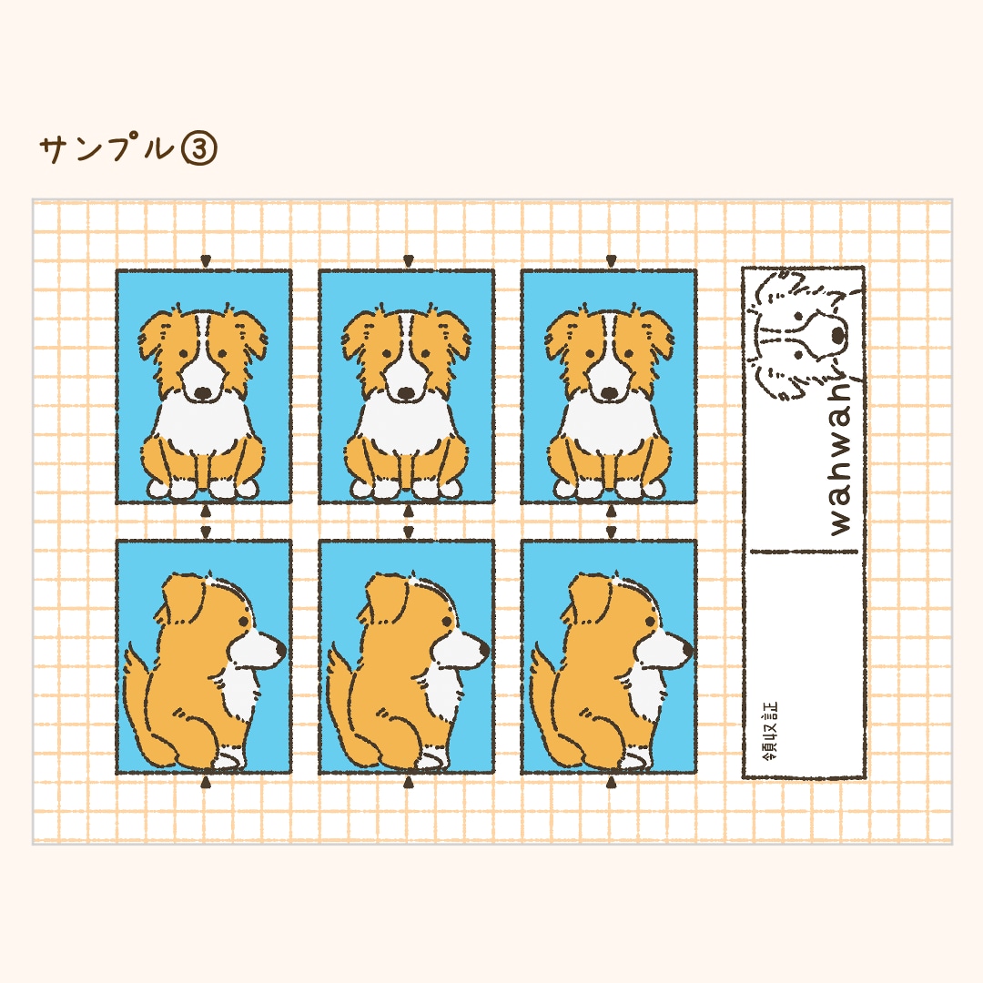 うちの子証明写真風イラスト作成します 愛犬のイラスト化や、プレゼントなどにいかがでしょうか？ イメージ8