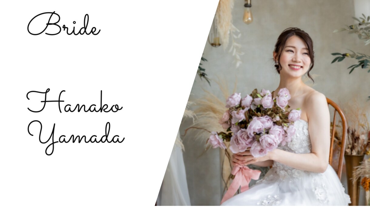 暖かい結婚式プロフィールムービー作ります 披露宴でお2人の良さを最大限表現します！ イメージ3