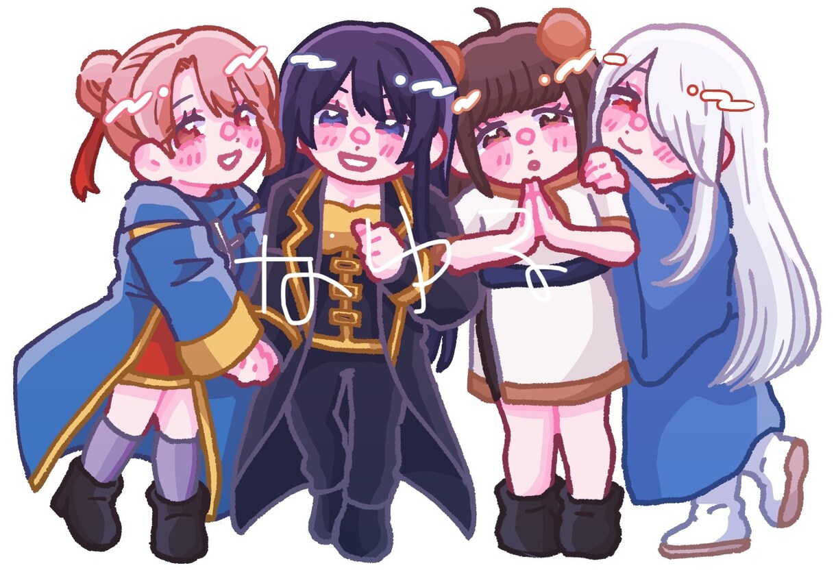 ゆるゅるデフォルメ描きます もちもちしたデフォルメが得意です☆*。 イメージ2
