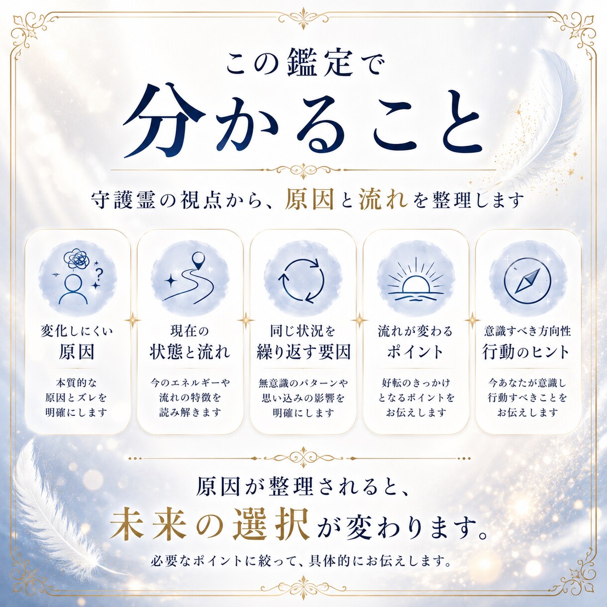 なぜ私は同じ苦しさを繰り返すのか視ます 読み終えた頃には、止まっていた心と流れが少し軽くなる鑑定です イメージ5