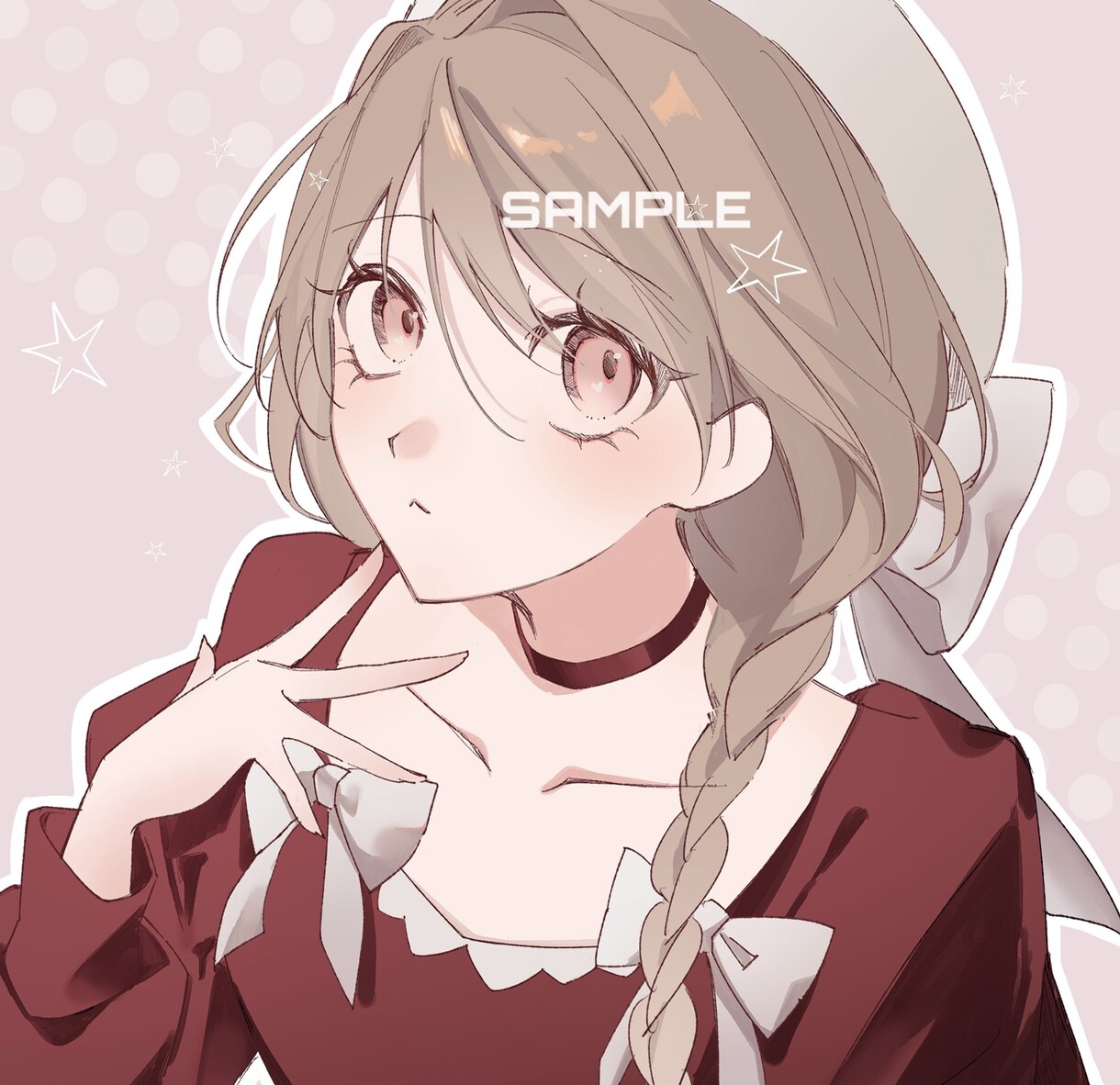 SNSなどで使えるかわいいイラストお描きします とにかくかわいく透明感を出すのが得意です♩ イメージ2