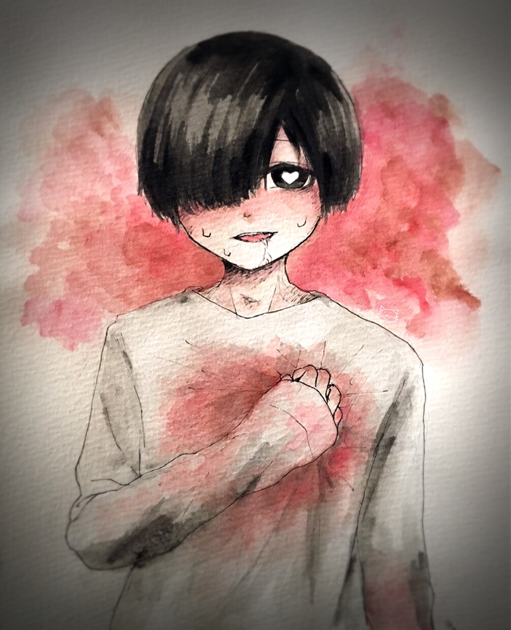 アナログ透明水彩絵描きます 自分だけが使える絵が欲しい方、オリキャラを形にしたい方必見！ イメージ4