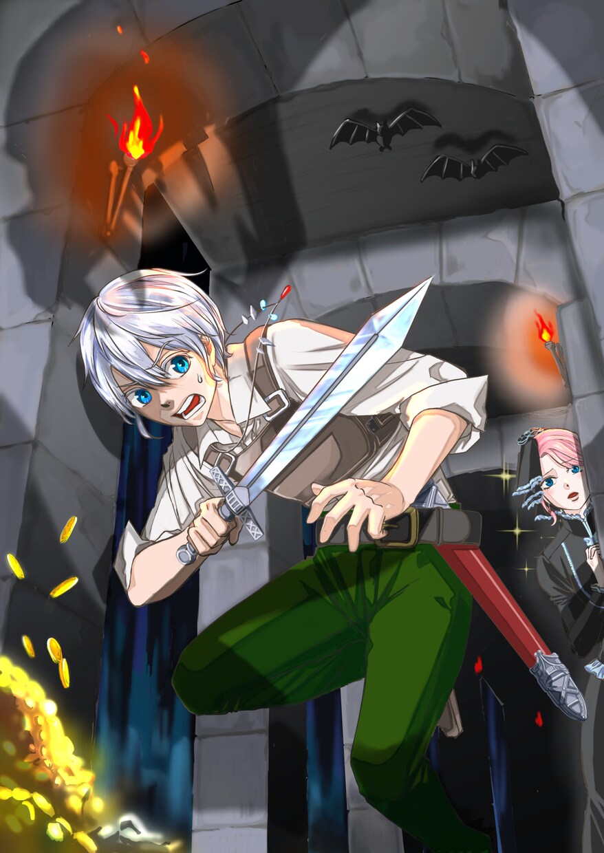 オリジナル小説用一枚絵・キャライラスト描きます あなたのイメージ通りにイラスト化！　感想添付サービス有 イメージ1