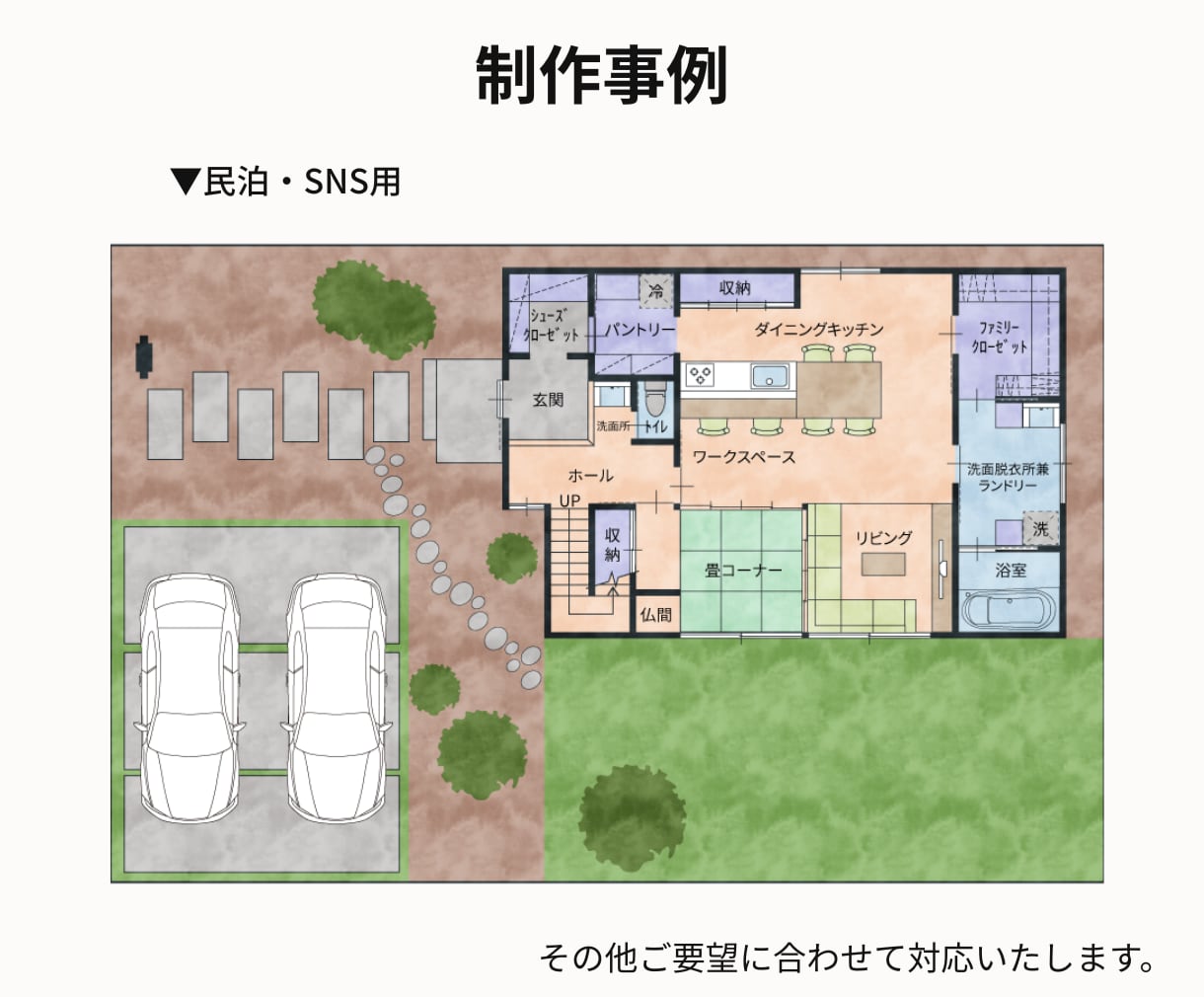 見やすく伝わる間取り図を作成します 住宅業界経験を活かし、スムーズに対応します イメージ6