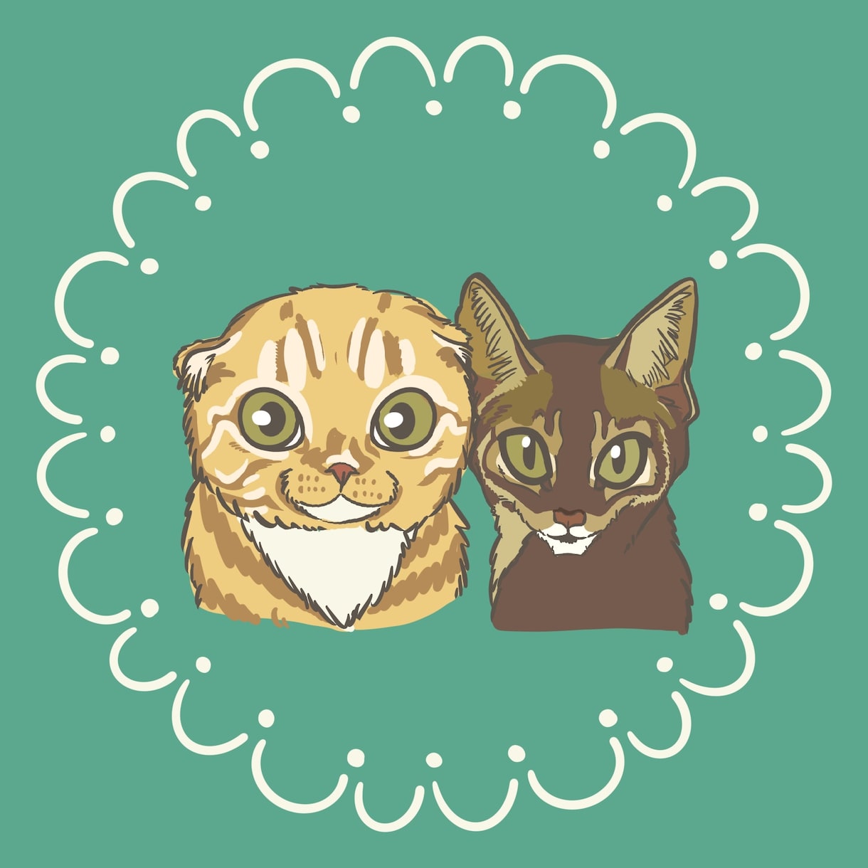 最短1日！最小価格！！ペットの似顔絵描きます 似顔絵屋さんで実績があります！！特徴とらえて可愛く描きます！ イメージ8