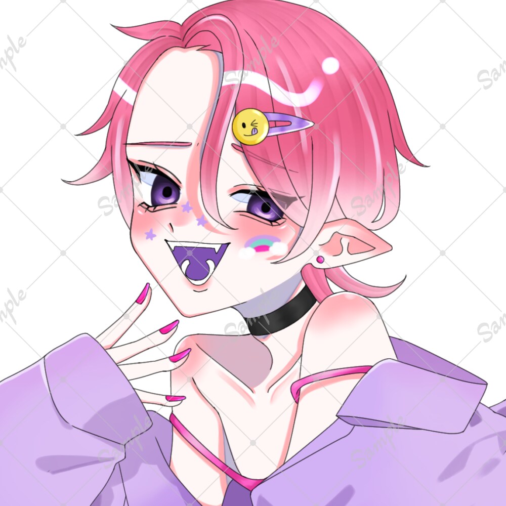 2月末まで割引！SNSアイコン等お描きします SNSアイコンや創作キャラ、想像をイラストにするお手伝いを！ イメージ4