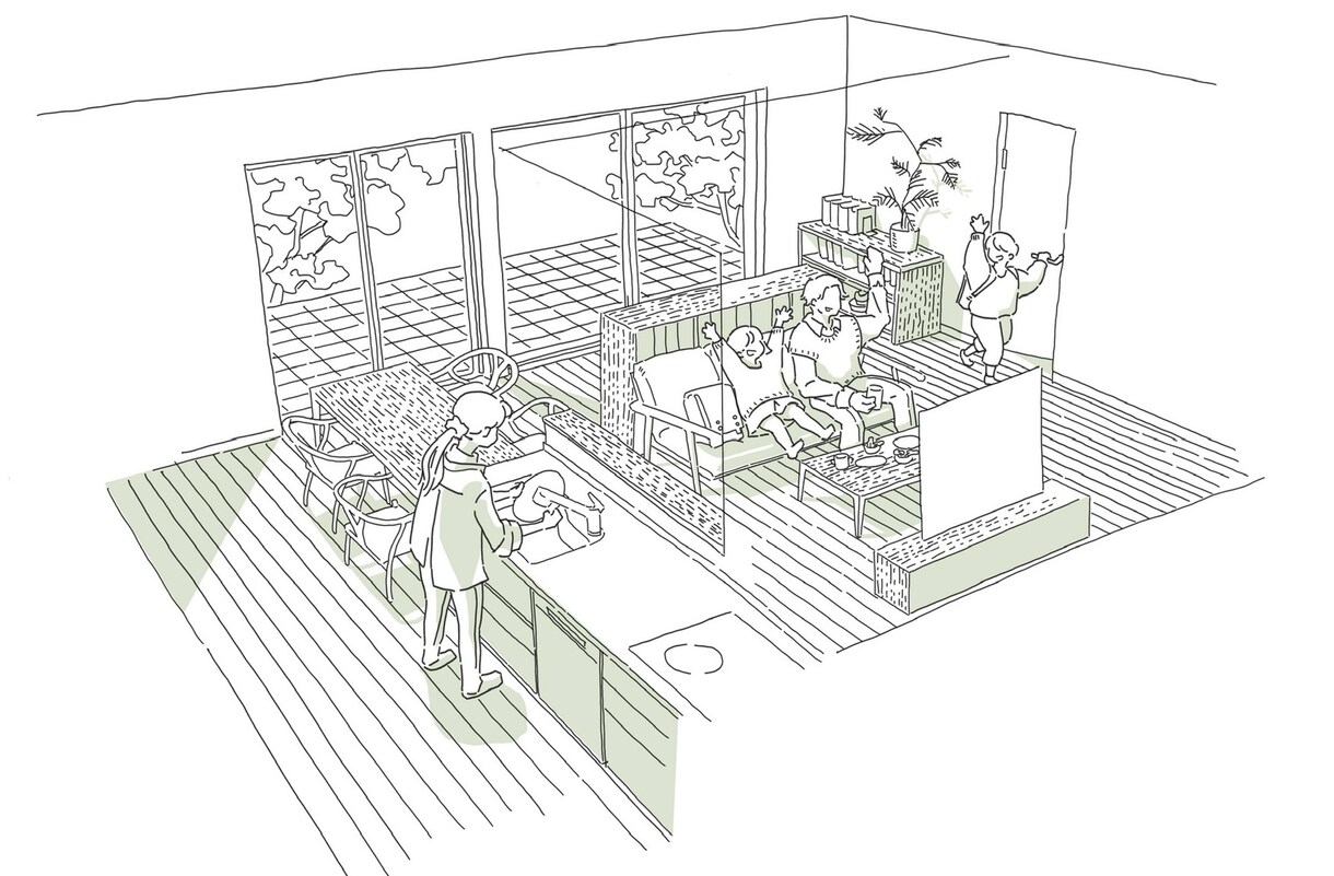 温かみのある手描きのパースを作成します 3Ｄソフトを用いることでパースの狂いが無いパースを作れます イメージ8