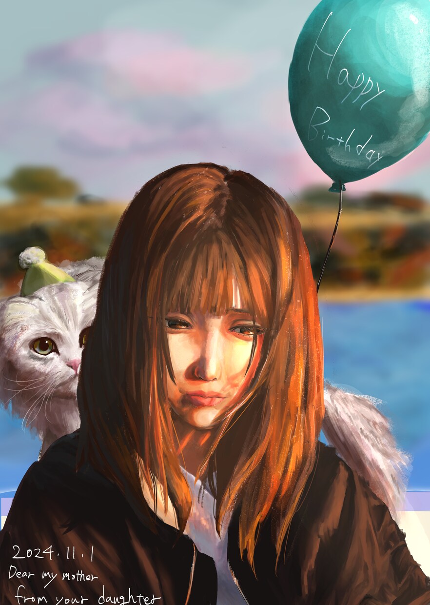 アニメとリアルが混在した人物イラストを描きます 発展途上絵師の全力投球！人物以外の動物も描きます。 イメージ3