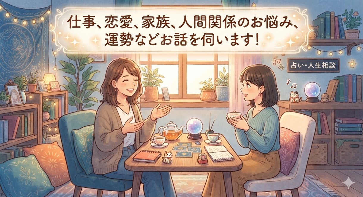 現役薬剤師がロジカルかつスピリチュアルに鑑定します 1分100円カード占い　話す(放す)ことから始めませんか？ イメージ1
