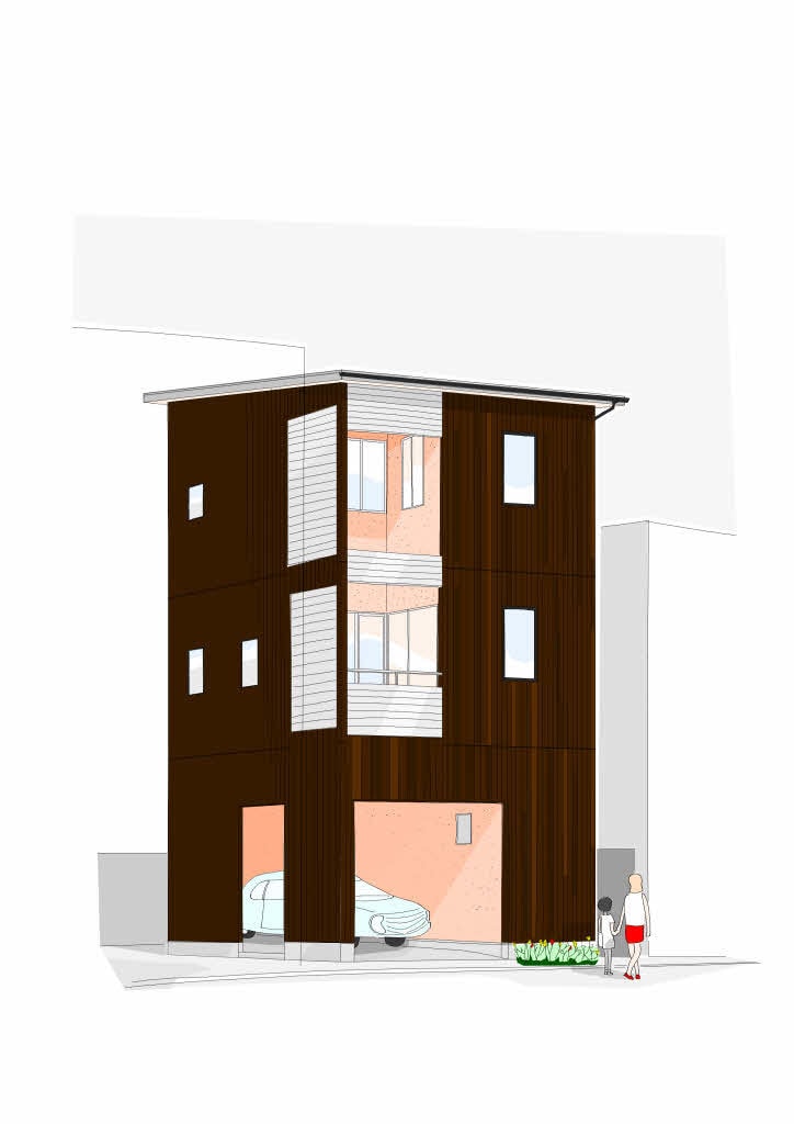 小さな敷地に、あなただけの住宅プランを作成します 厳しい敷地条件を超越した、豊かな住まいづくりを応援します。 イメージ8