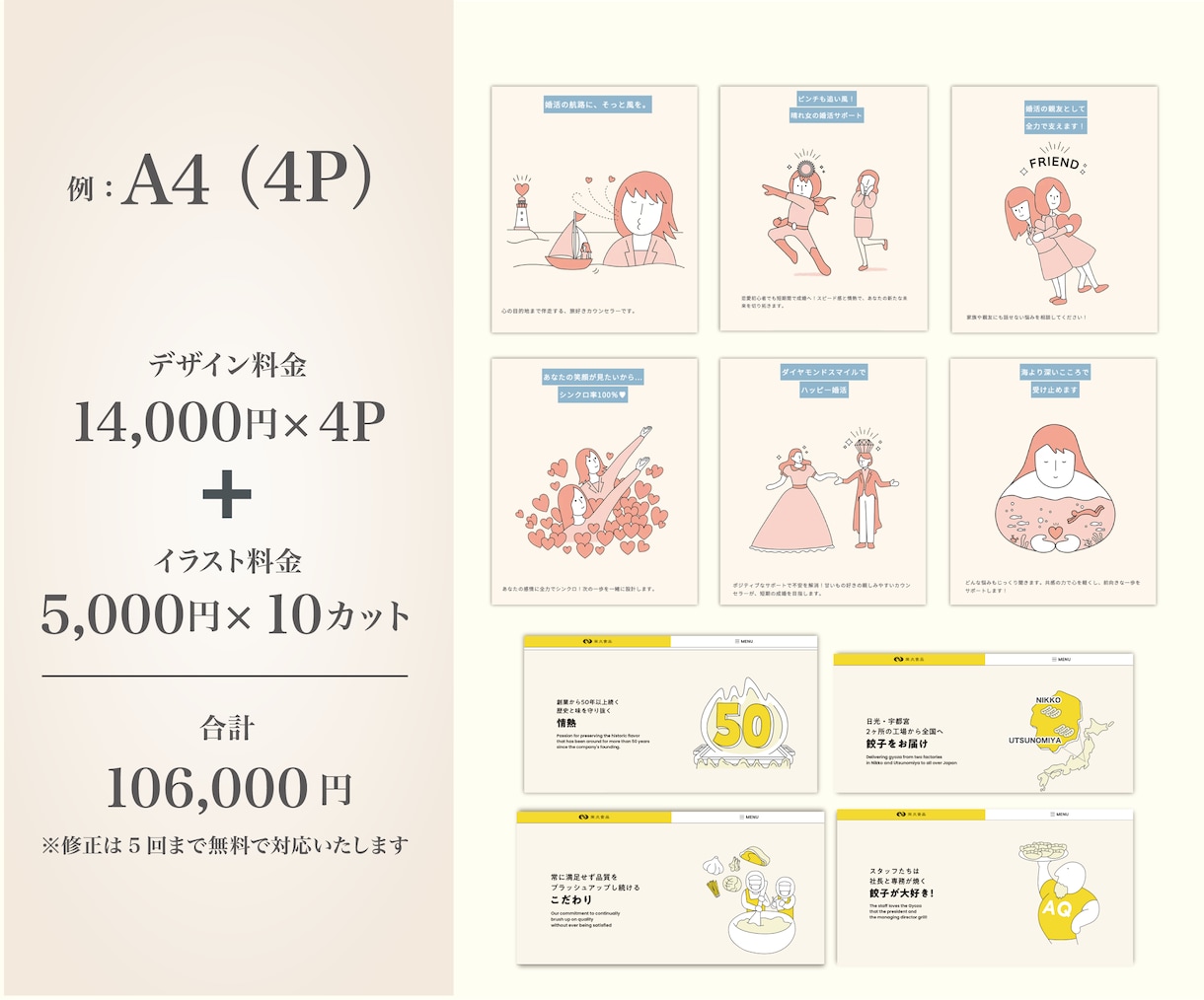 オリジナルイラストで冊子デザイン制作します フリー素材ではないオリジナルイラストで唯一の冊子に仕上げます イメージ3