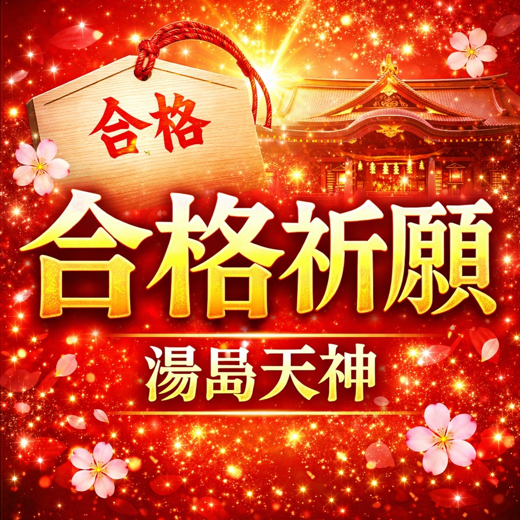 湯島天神で合格祈願・学業成就祈願します 合格への願いを神様へお届けします イメージ1