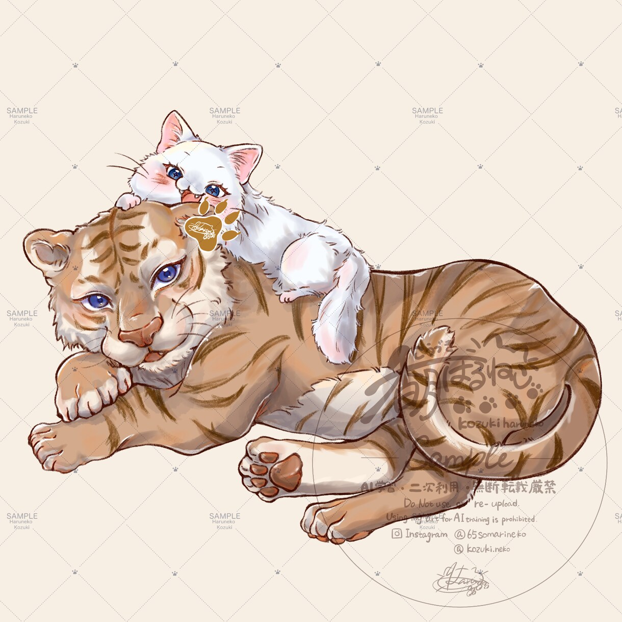 あなたにピッタリな動物イラスト描きます あなたを動物化しちゃったり、おうちの動物の似顔絵を制作！ イメージ6