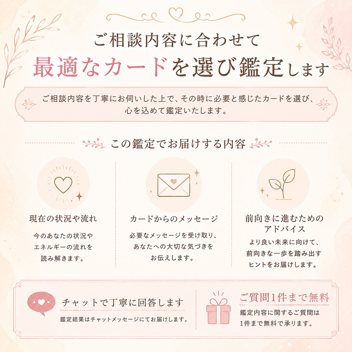 カードであなたのお悩みに寄り添います あなたに今必要なメッセージをお届けします イメージ3