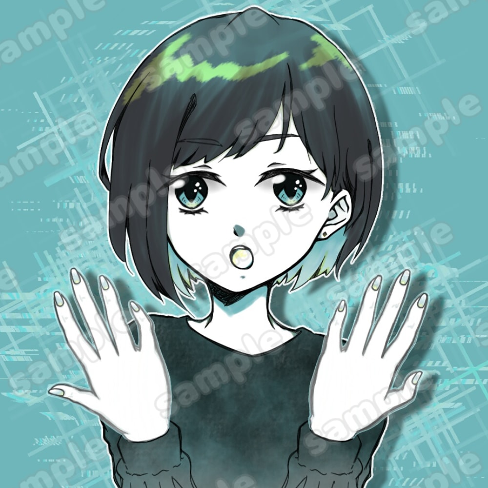 お手頃価格で等身絵のアイコン描きます SNSやブログなどのアイコンにいかがですか？ イメージ3