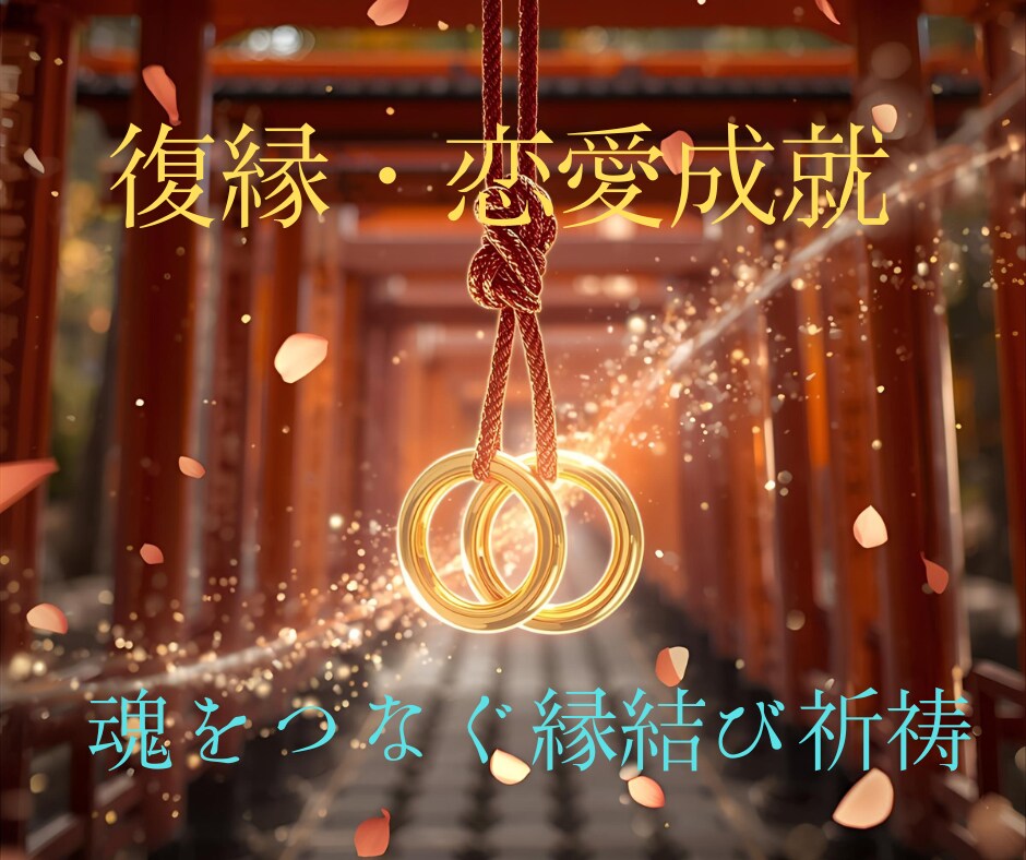 縁結び祈祷で愛を深めます 想いが届かない…そんな不安を解き放ち、確かな絆へと導きます。 イメージ3
