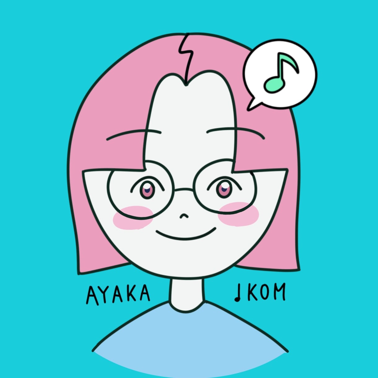 似顔絵でSNS用アイコン作ります ご本人を「かすってる」ゆる～い似顔絵 イメージ3