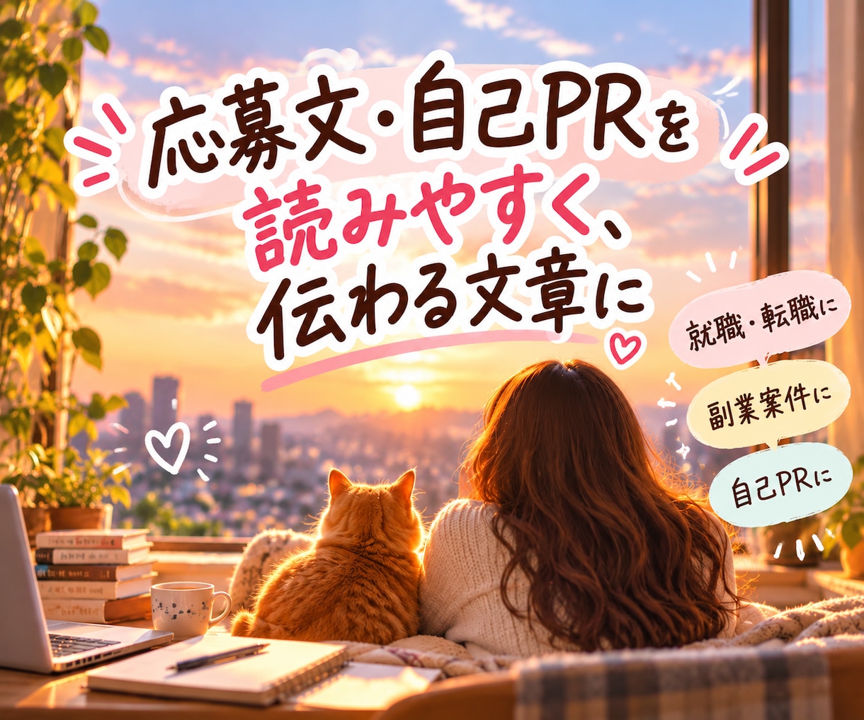 応募文・自己PRを伝わる文章に添削します 管理者経験を活かし、あなたの強みを文章で伝えます イメージ1