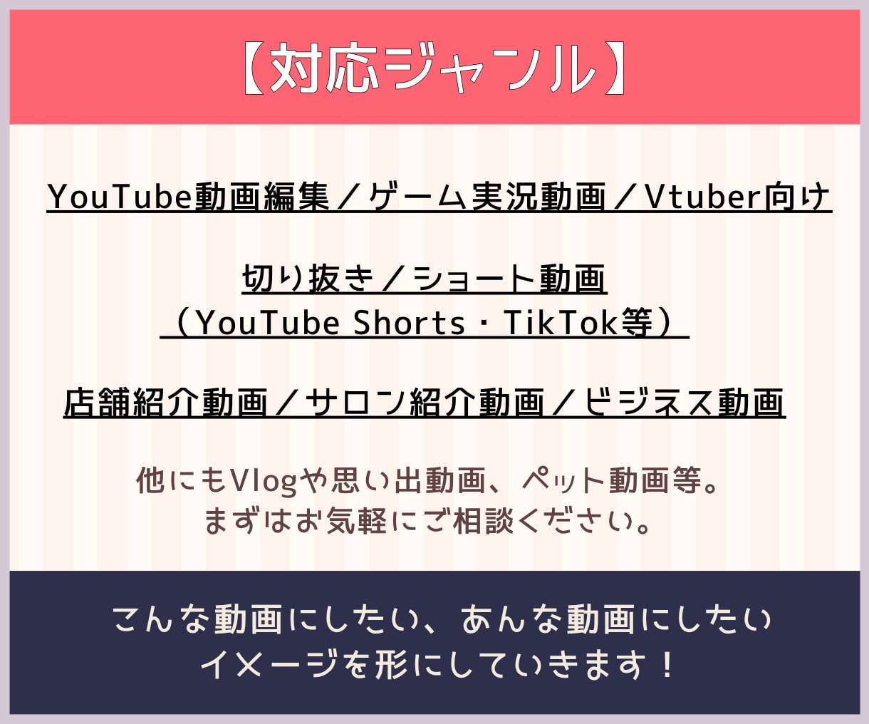 実況・店舗紹介・ショート動画何でも編集承ります 2段階チェックで認識のズレなし♪丁寧でスムーズな動画編集 イメージ3