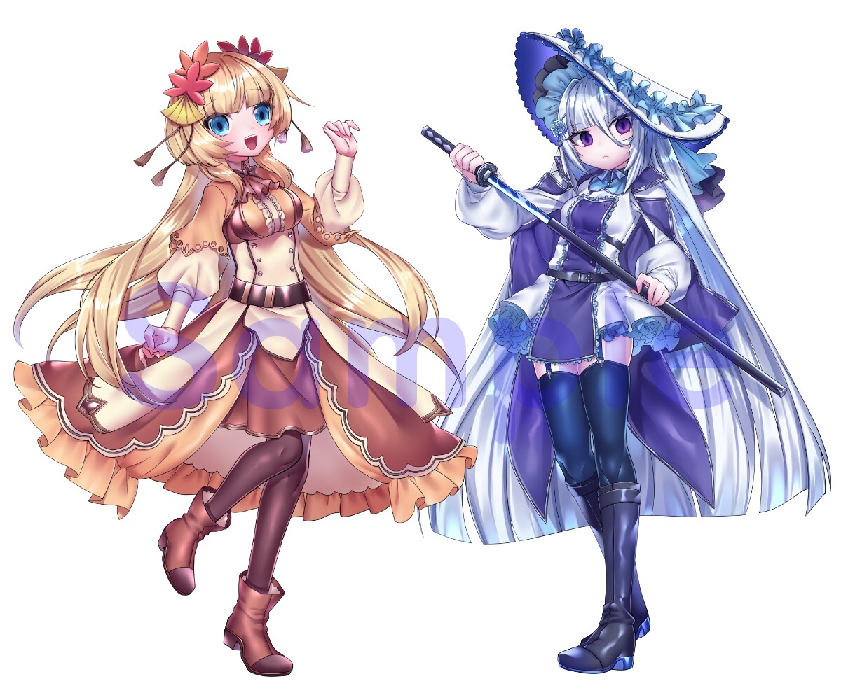 商用可！かわいい＆かっこいい立ち絵イラスト描きます 動画、サムネイル、ゲーム、TRPG、グッズなどに イメージ3