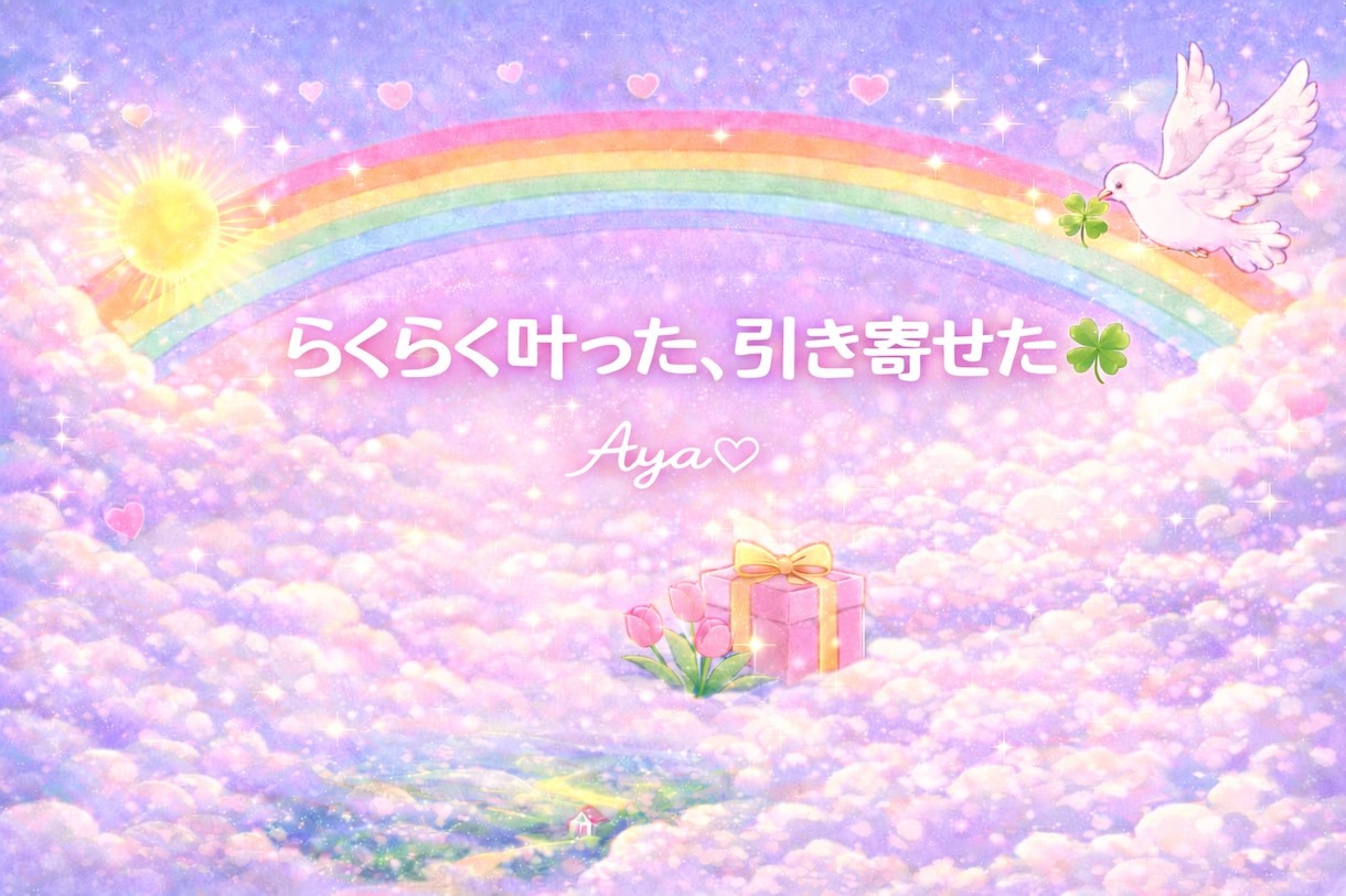 らくらく♡願いが叶いやすくなるサポートします ✨お心が整う至福のチャット♡60分×9回　PDF資料付 イメージ8