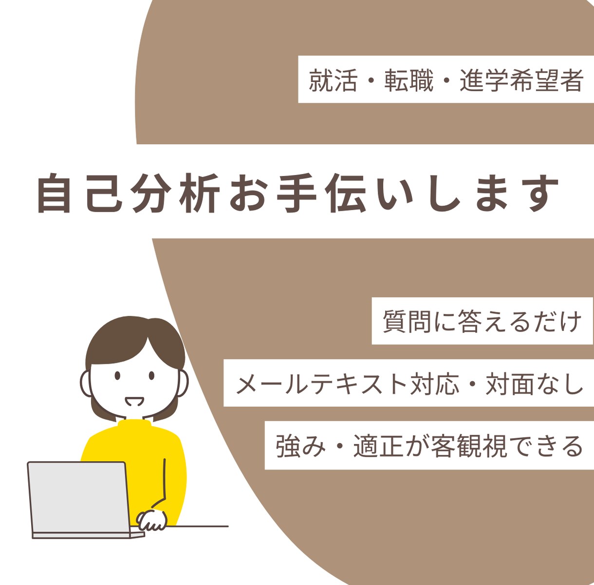 あなたの特技をカテゴリー分け＆才能を視覚化します 転職・就職・進学など・コスパ最強自己分析ツールが必要な方へ！ イメージ1