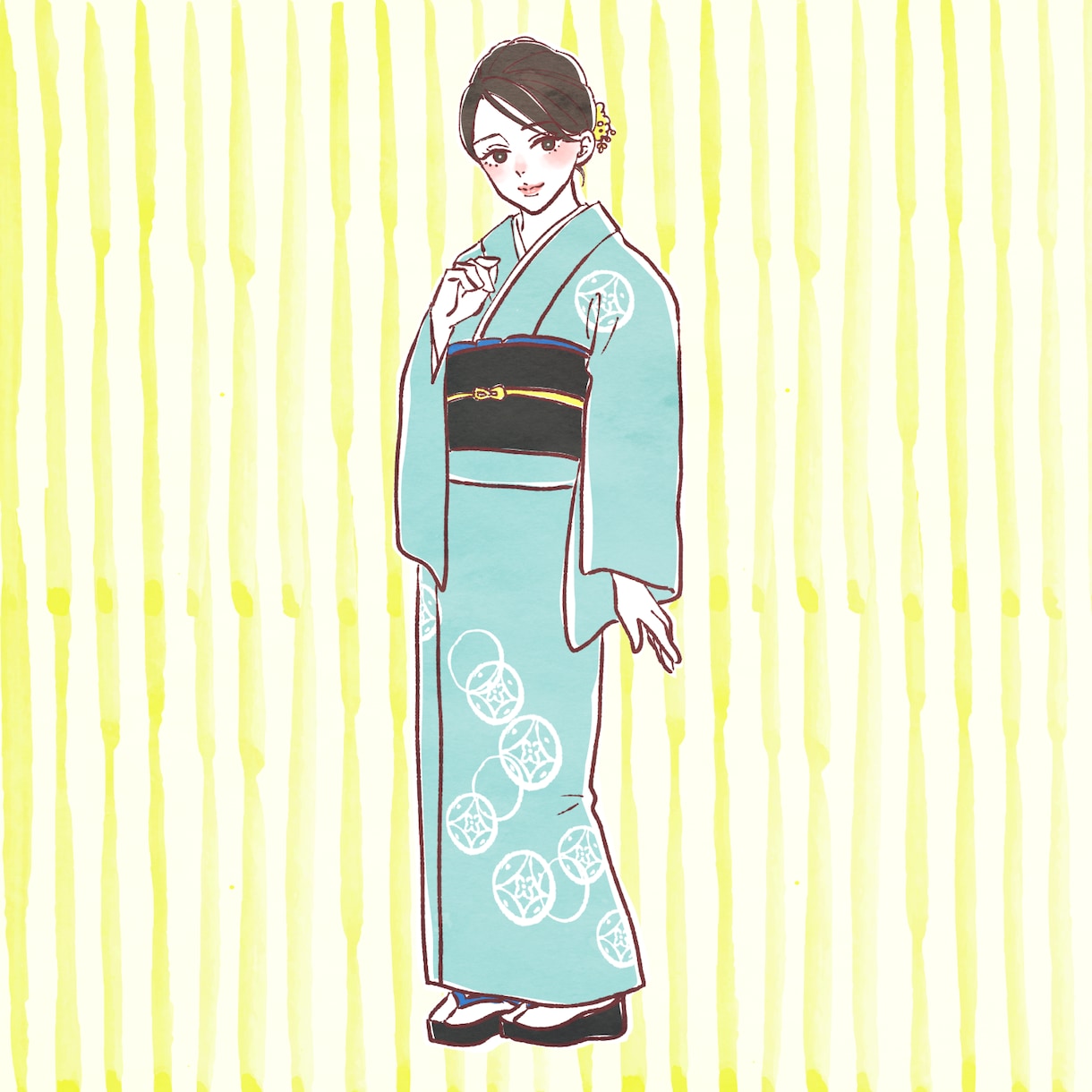 ガーリーでオシャレなイラスト、挿絵描きます オシャレかわいい☆商用利用可・用途自由のイラストカット イメージ7