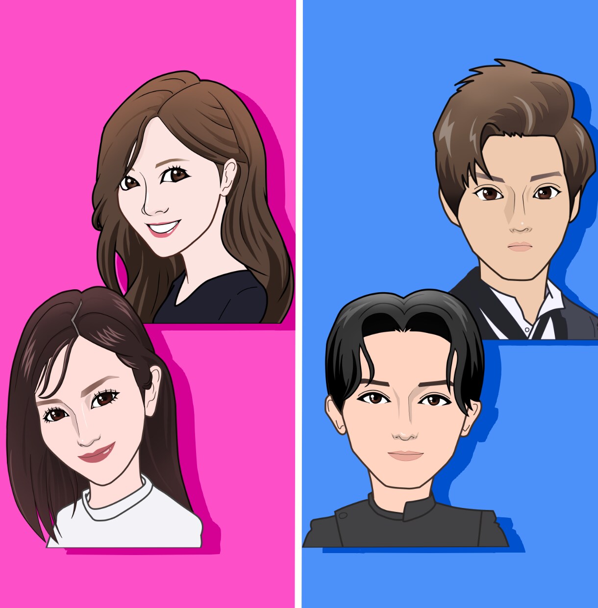 ポップな似顔絵お描きします 名刺、SNSアイコン、プレゼントなどに！ イメージ5