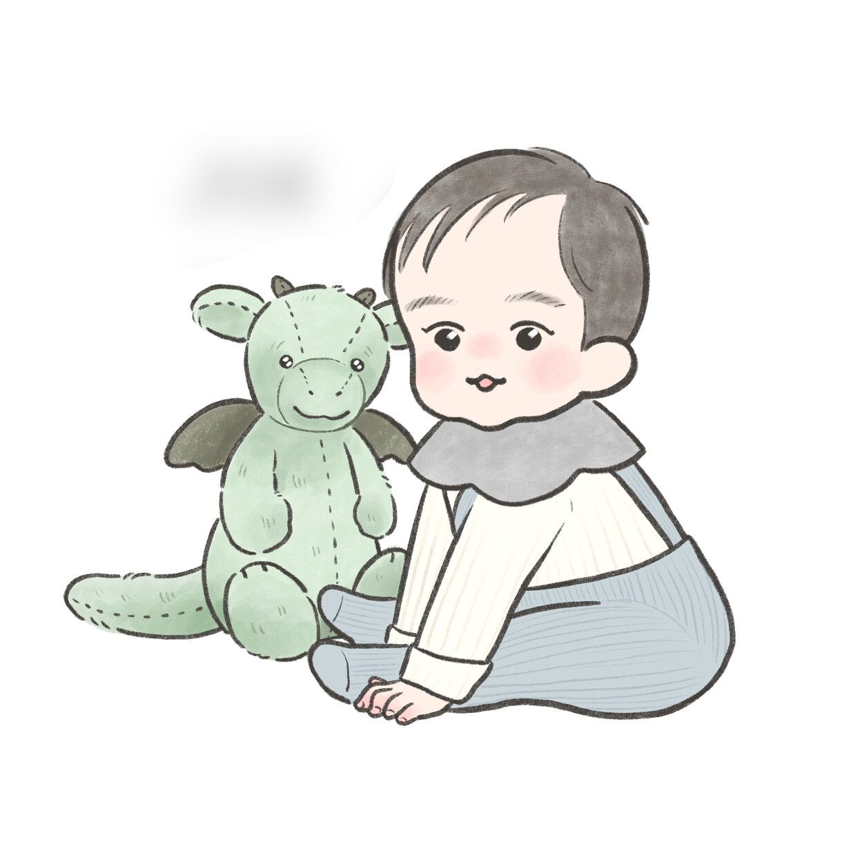 優しい雰囲気の似顔絵描きます SNSのアイコンや記念日に可愛い似顔絵はいかがですか？ イメージ6